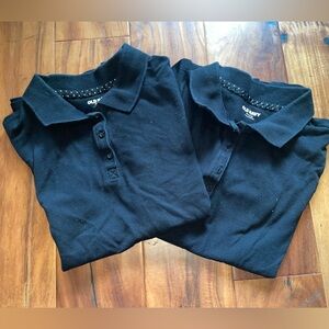 Old Navy girls black uniform polos
2 shirts - Girl's size XL 14/16
